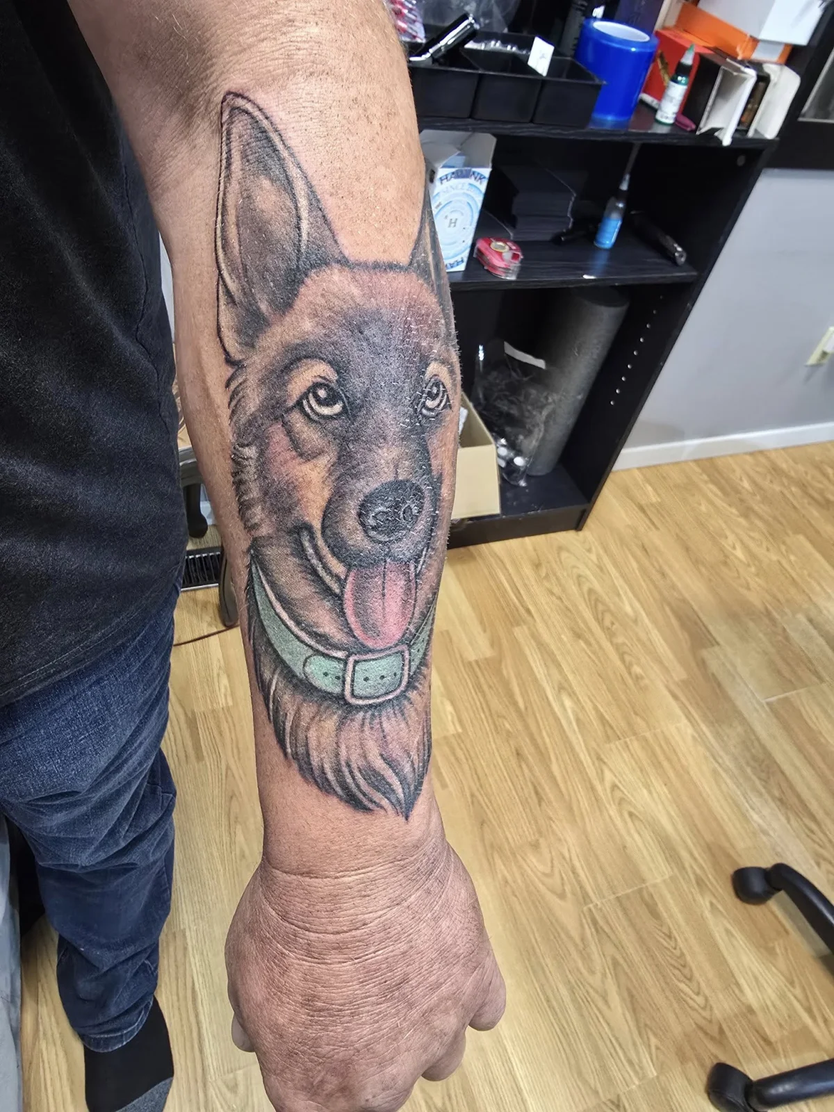 Large blackwork piece - Mike Kuntz House of Pain Tattoos Moose Jaw