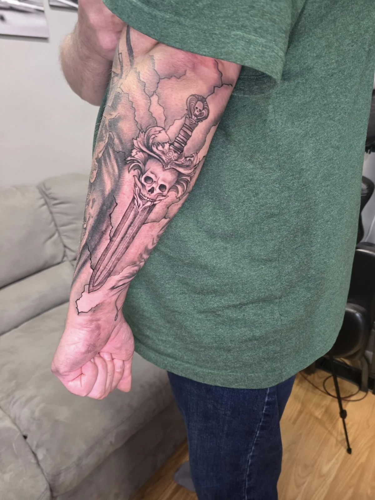 Custom detailed piece - Mike Kuntz tattoo artist Moose Jaw SK